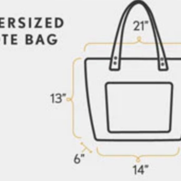 Portland Leather Oversized Tote - Picture 5 of 5